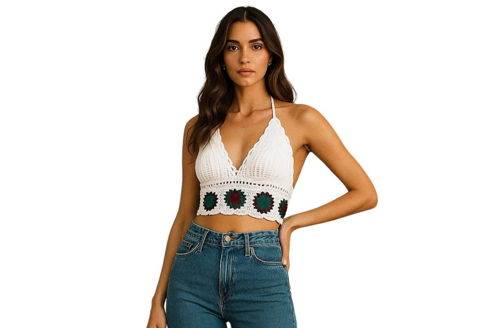 Wild Bloom Crochet Top
