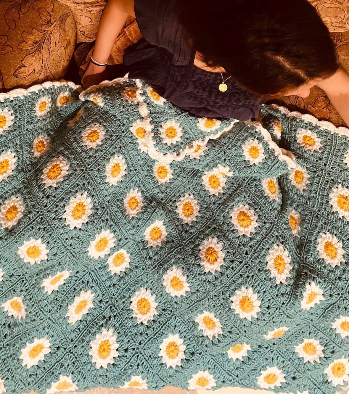 Daisy Crochet Blanket