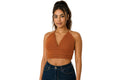 Rusty Charm Crochet Halter Top