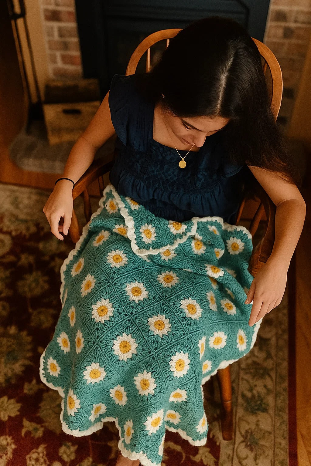 Daisy Crochet Blanket