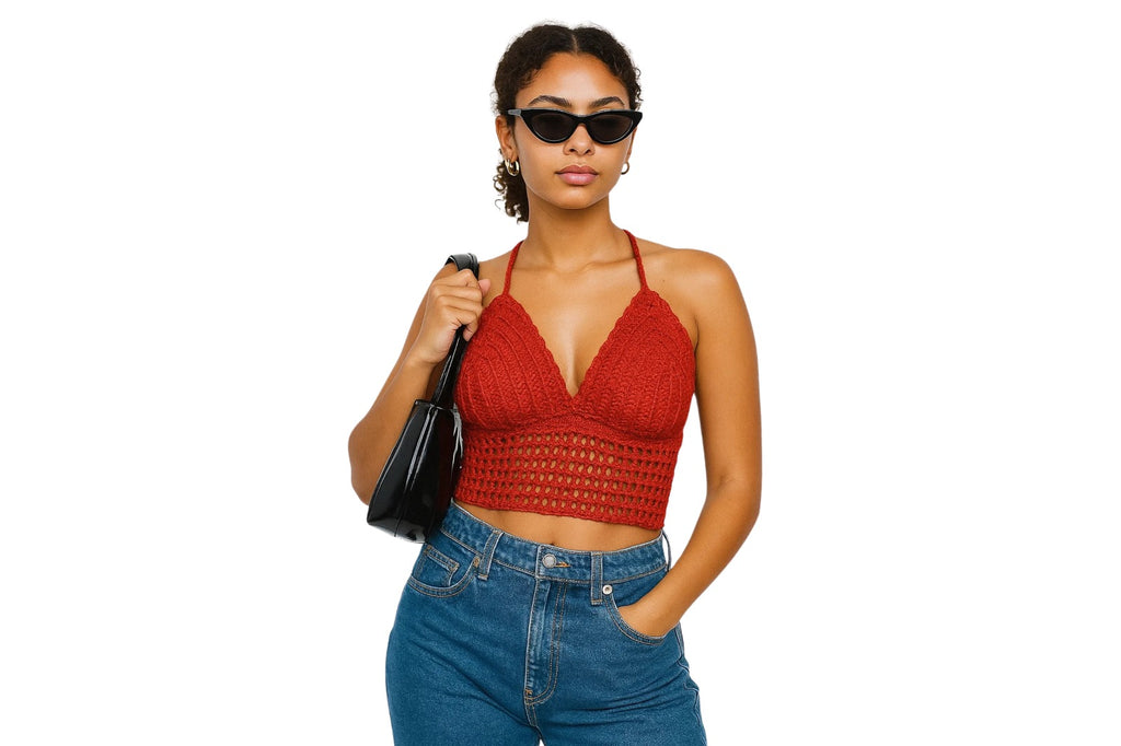 Scarlet Muse Crochet Top