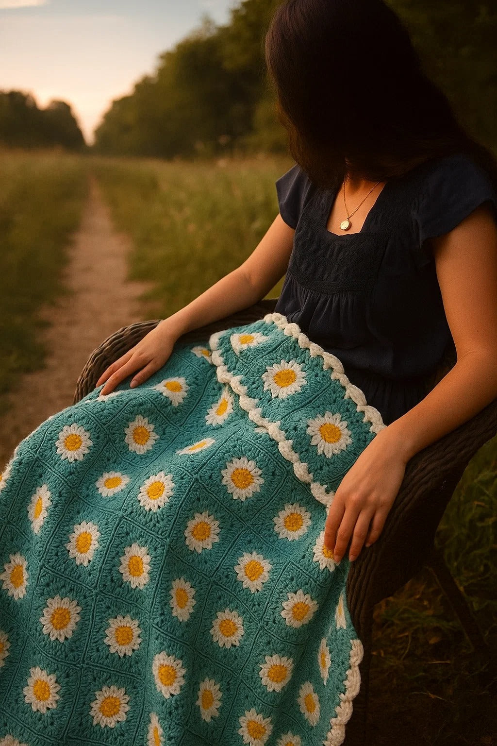 Daisy Crochet Blanket