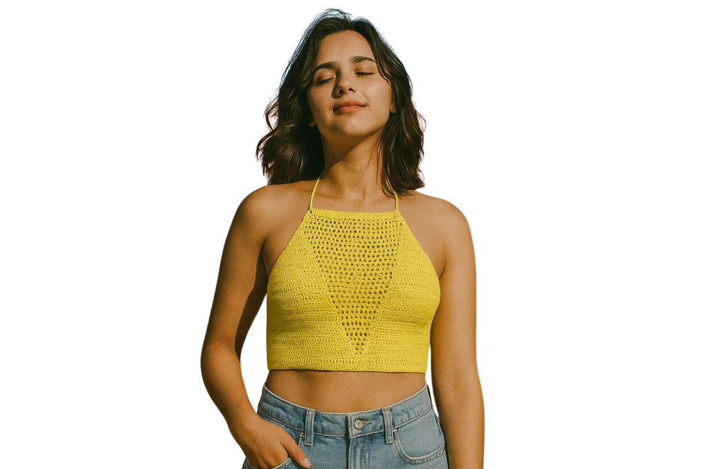 Sol Crochet Halter Top