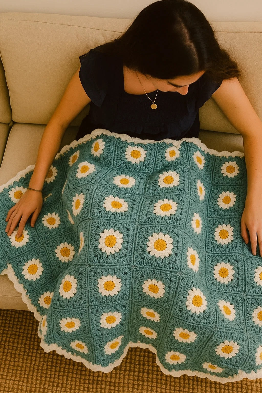 Daisy Crochet Blanket